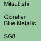 Preview: Mitsubishi, Gibraltar Blue Metallic, SG8.